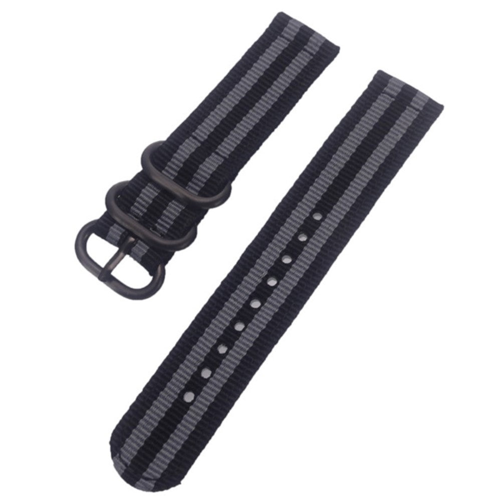 20mm Universal nylon strap - Black / Grey#serie_5