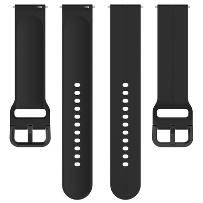 Mega Kønt Silikone Universal Rem passer til Smartwatch - Sort#serie_1
