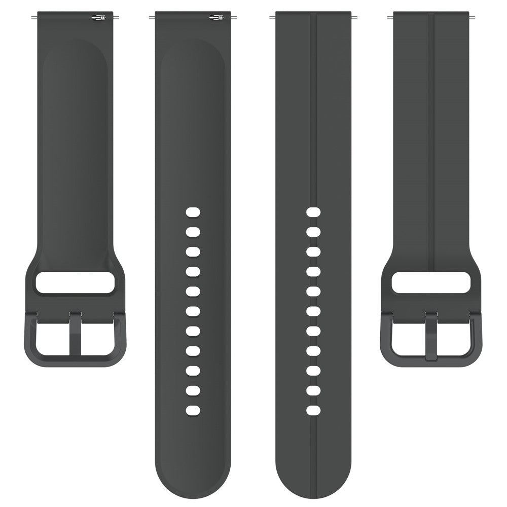 Mega Kønt Silikone Universal Rem passer til Smartwatch - Sølv#serie_10
