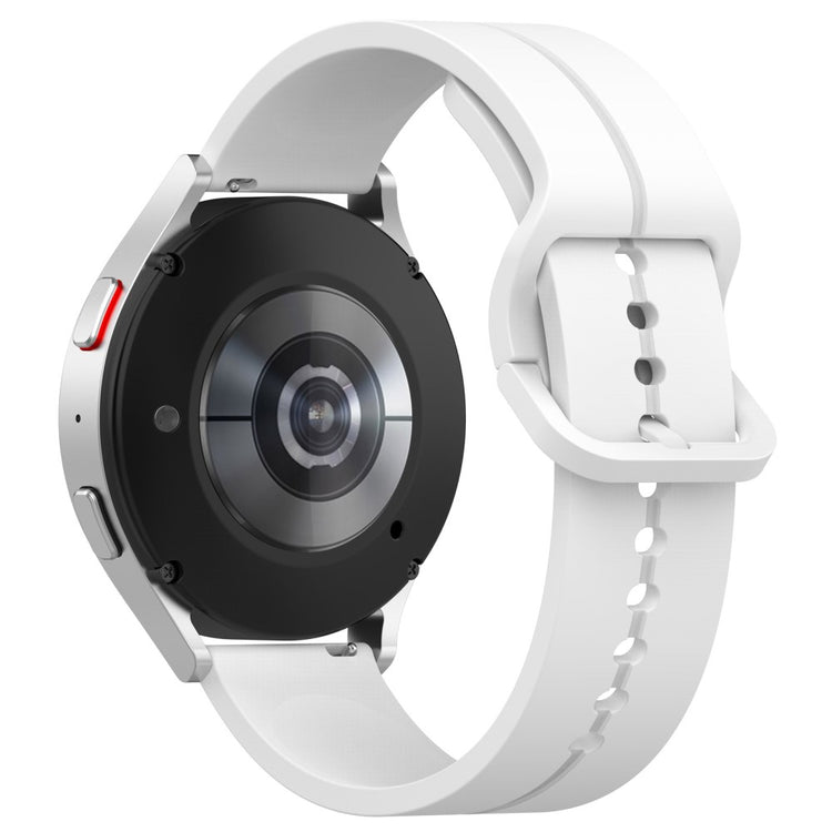 Mega Kønt Silikone Universal Rem passer til Smartwatch - Hvid#serie_3