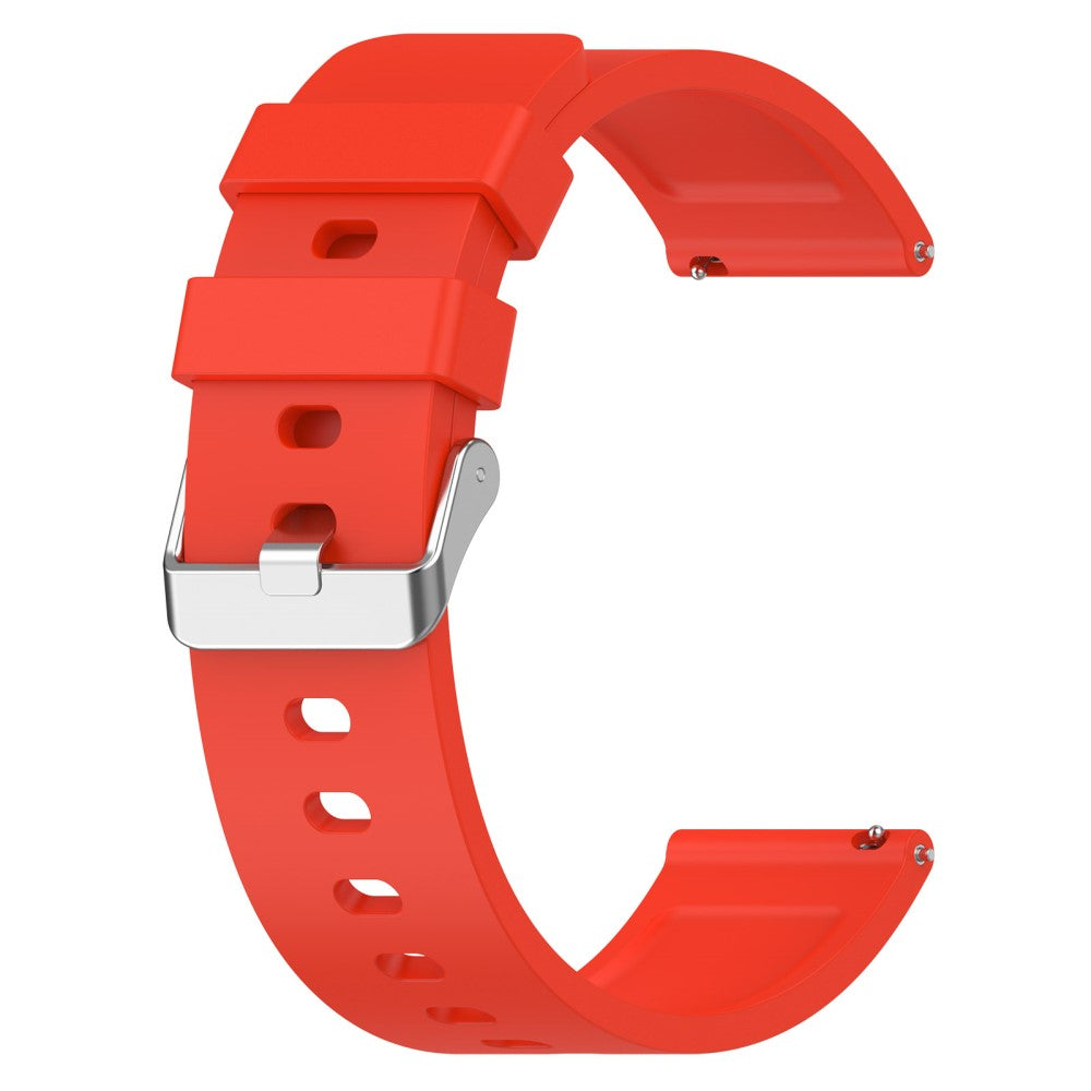 Meget Slidstærk Silikone Universal Rem passer til Smartwatch - Rød#serie_4