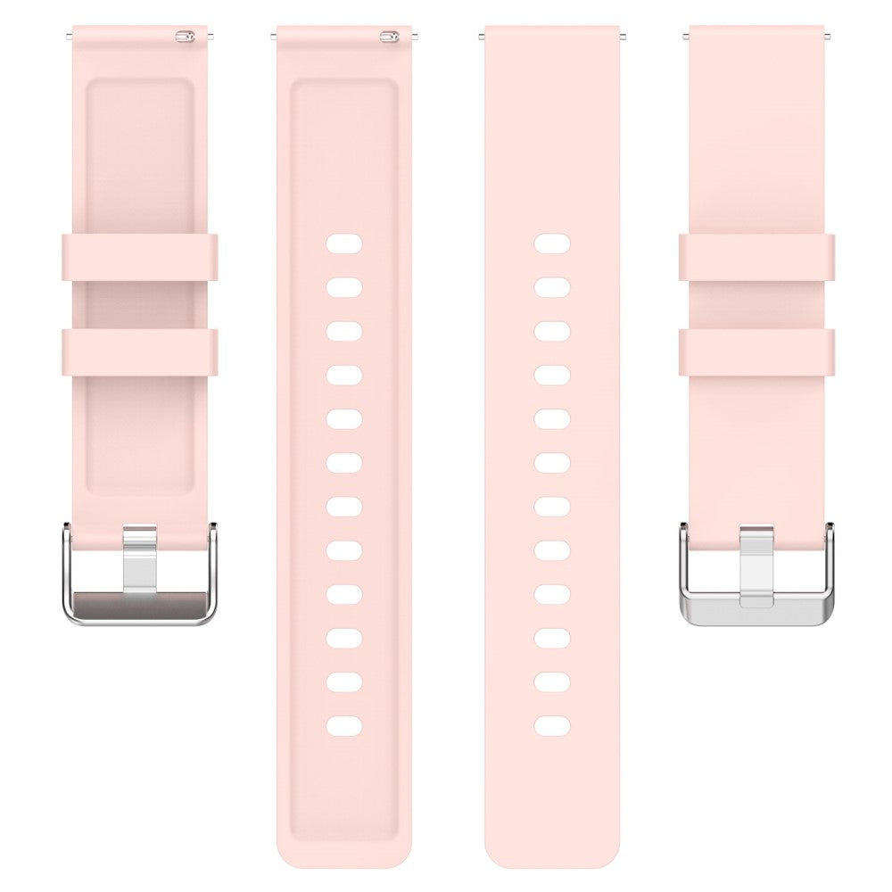 Meget Slidstærk Silikone Universal Rem passer til Smartwatch - Pink#serie_9