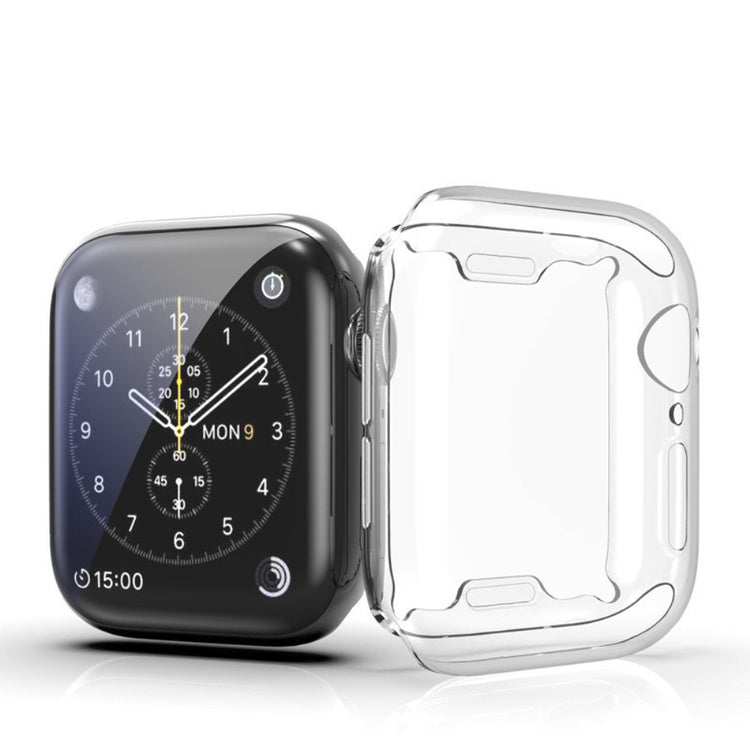 Super Fed Apple Watch Series 7 41mm Cover med Skærmbeskytter i Silikone - Hvid#serie_9