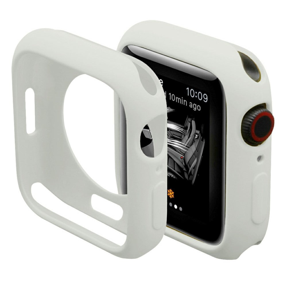 Apple Watch Series 7 41mm  Silikone Bumper  - Sølv#serie_13