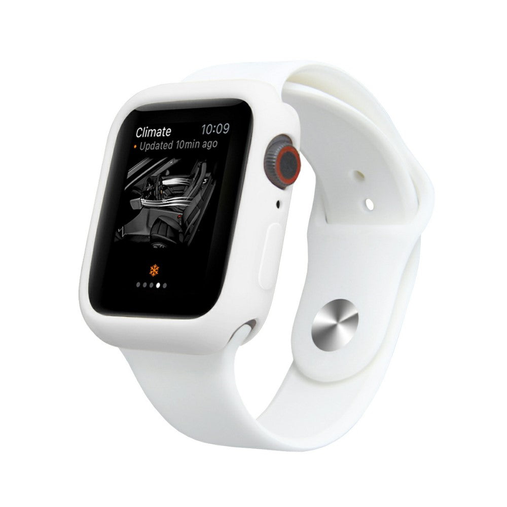 Apple Watch Series 7 41mm  Silikone Bumper  - Hvid#serie_2