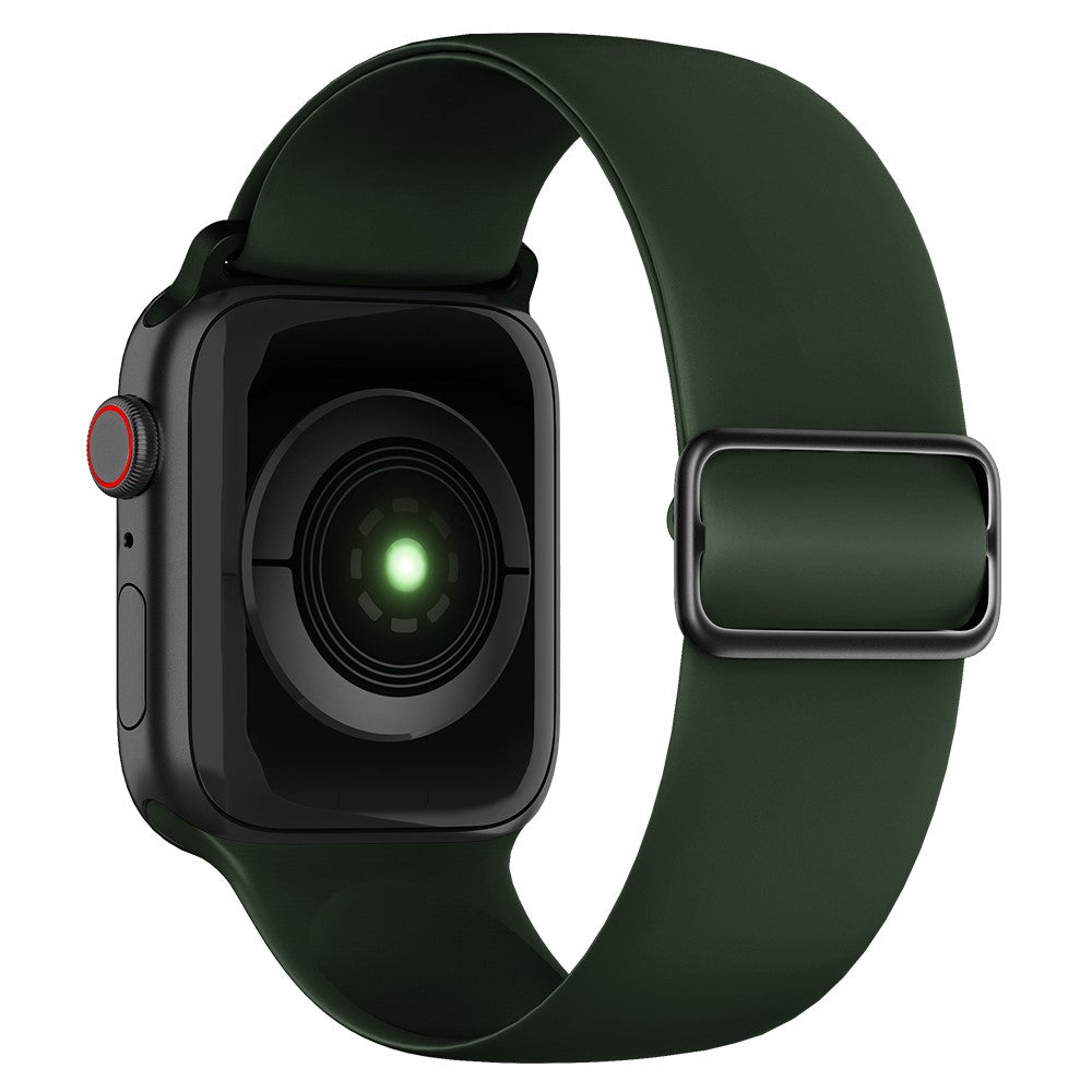 Kønt Apple Watch Series 7 41mm Silikone Rem - Grøn#serie_5