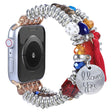Modieus Apple Watch Series 7 41mm Textiel / Nylon Bandje