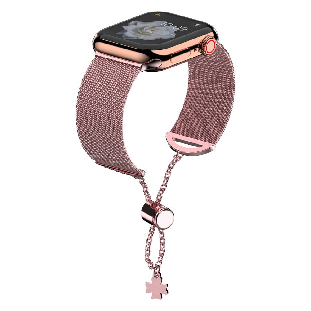 Helt vildt smuk Apple Watch Series 7 41mm Metal Rem - Pink#serie_3