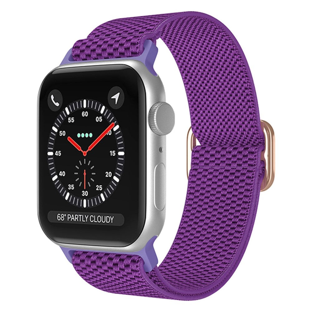 Mega fint Apple Watch Series 7 41mm Stof Urrem - Lilla#serie_10