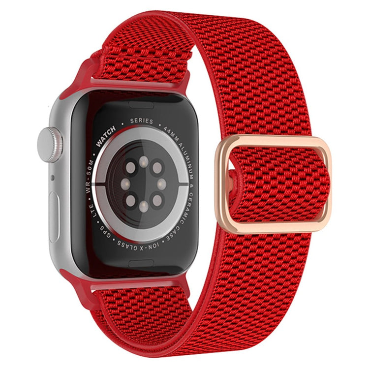 Vildt cool Apple Watch Series 7 41mm Nylon Rem - Rød#serie_8