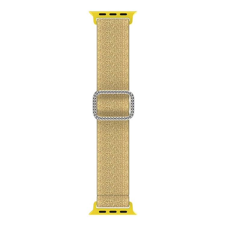 Meget holdbart Apple Watch Series 7 41mm Stof Urrem - Guld#serie_6