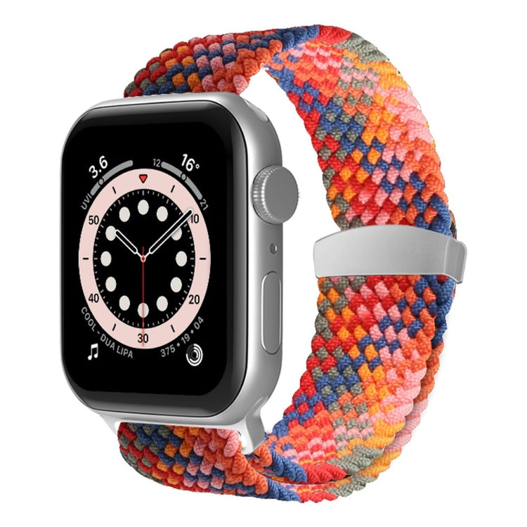 Tidsløst Apple Watch Series 7 41mm Stof Urrem - Flerfarvet#serie_1