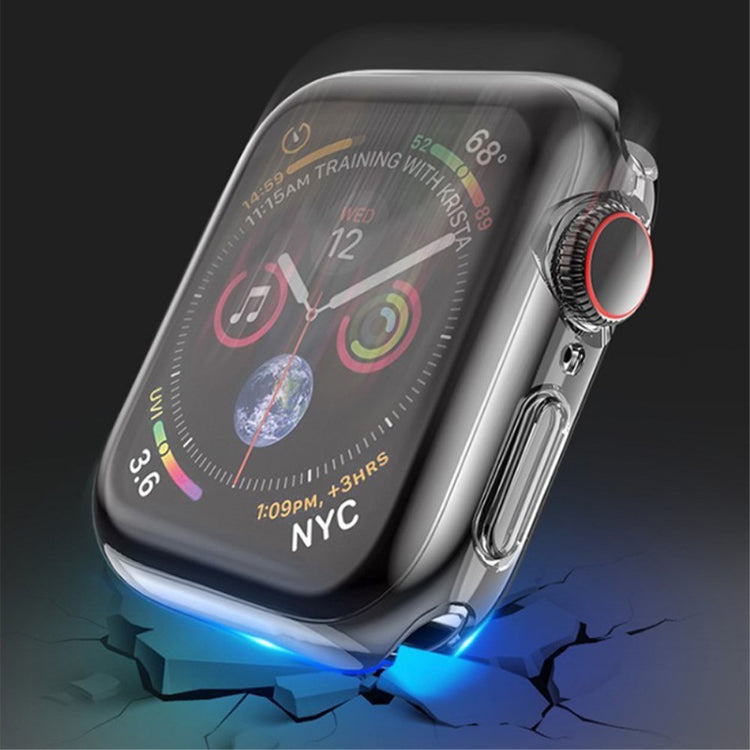 Meget Fed Apple Watch Series 7 45mm Cover med Skærmbeskytter i Silikone - Hvid#serie_010