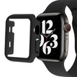 Ongelooflijk Modieus Apple Watch Series 7 45mm Hoesje met Schermbeschermer in plastic en Gehard glas