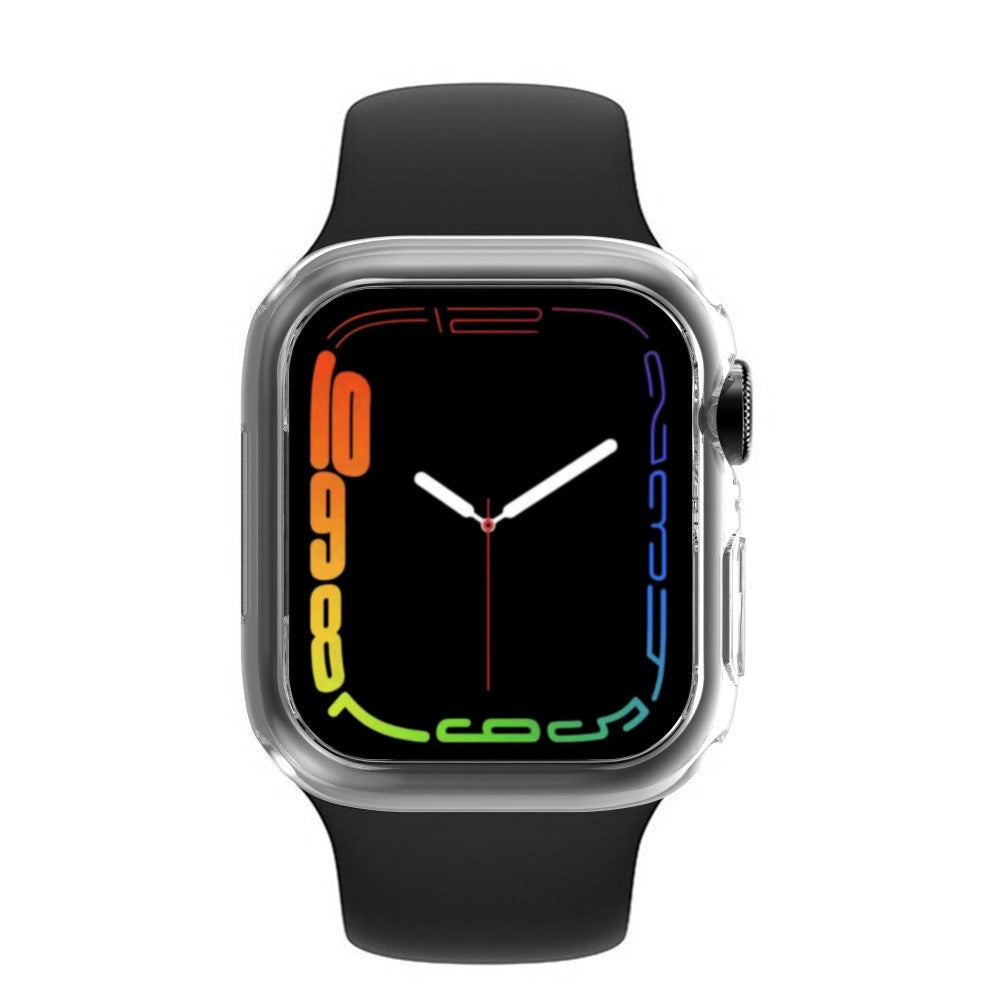 Sort Apple Watch Series 7 45mm Silikone Cover#serie_1