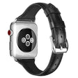 Super netjes Apple Watch Series 7 45mm Echt leer Bandje - Maat: L