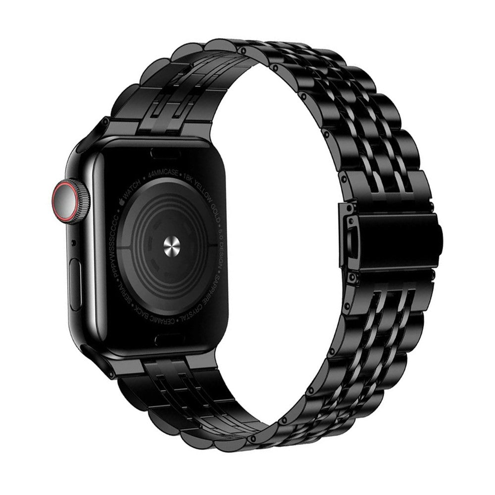 Mega sejt Apple Watch Series 7 45mm Metal Rem - Sort#serie_1