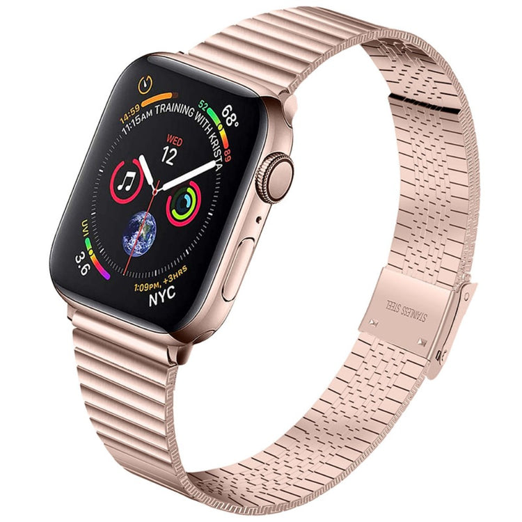 Stilren Apple Watch Series 7 45mm Metal Rem - Pink#serie_1