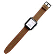 Zeer aangenaam Apple Watch Series 7 45mm Echt leer Bandje