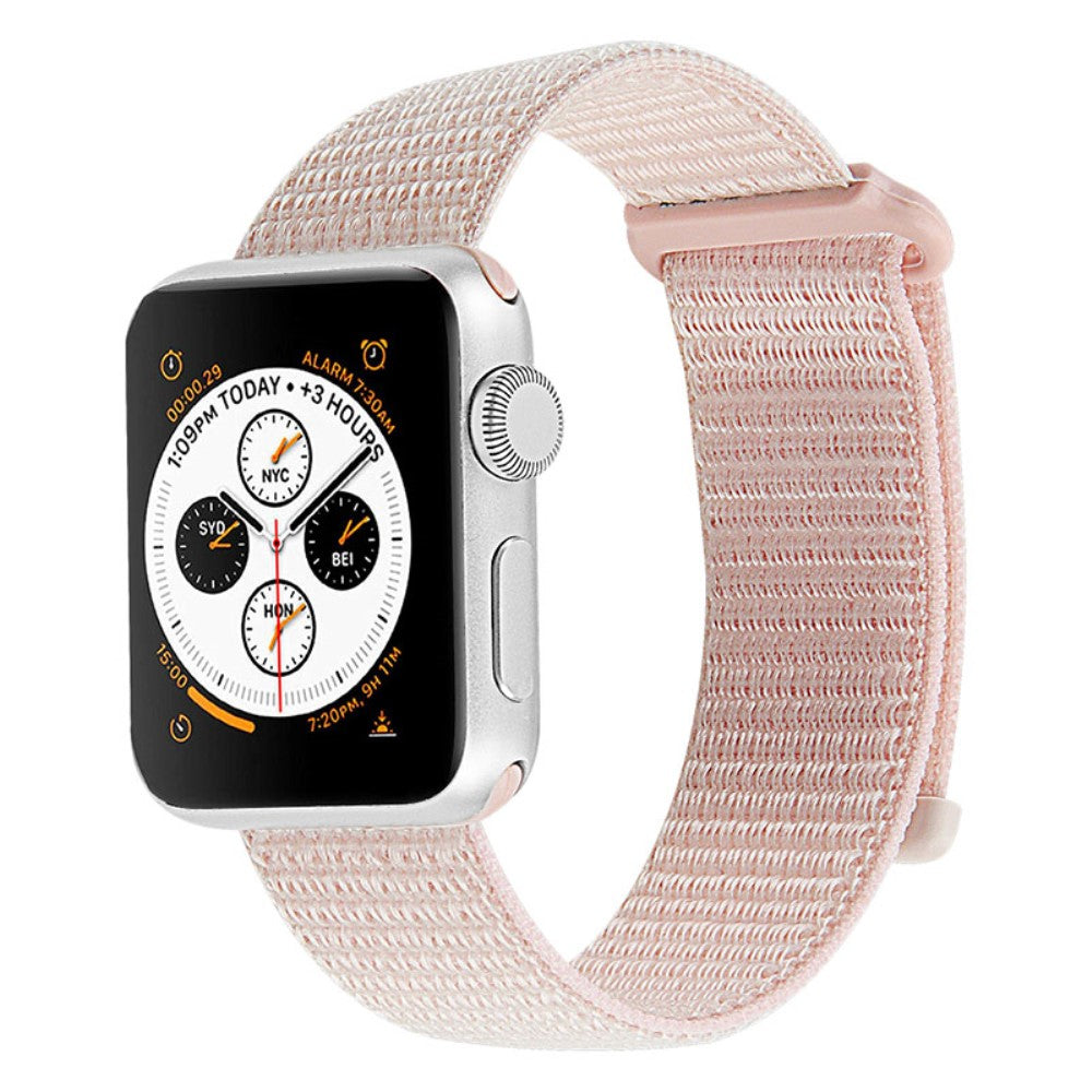 Superflot Apple Watch Series 7 45mm Nylon Rem - Pink#serie_2