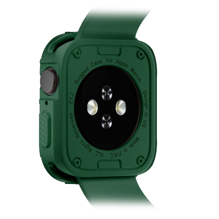 Apple Watch Series 7 45mm  Silikone Bumper  - Grøn#serie_2