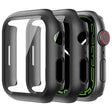 Modieus Apple Watch Series 7 45mm Hoesje met Schermbeschermer in plastic en Gehard glas