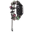 Geweldig Apple Watch Series 7 45mm Metaal en Strass Bandje