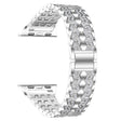 Zeer goed Apple Watch Series 7 45mm Metaal en Strass Bandje