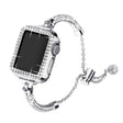 Mega lief Apple Watch Series 7 45mm Metaal en Strass Bandje
