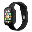 Apple Watch Series 7 45mm Siliconen / TPU Bandje met Hoesje en Gehard glas