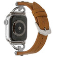 Apple Watch Series 7 45mm Metaal en Imitatieleer Bandje