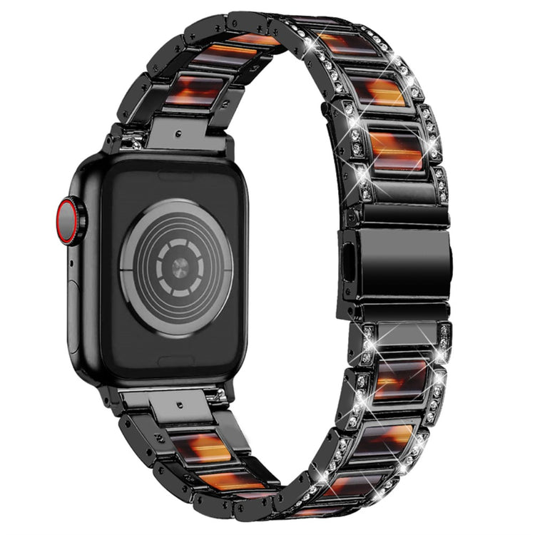 Mega sejt Apple Watch Series 7 45mm Metal og Rhinsten Rem - Flerfarvet#serie_3