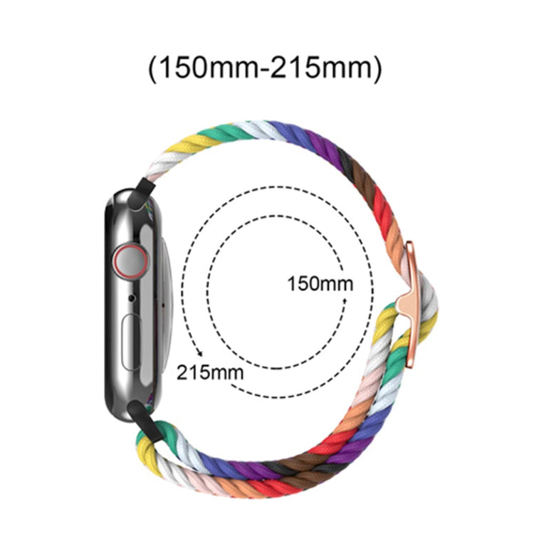 Mega godt Apple Watch Series 7 45mm Stof Urrem - Hvid#serie_3