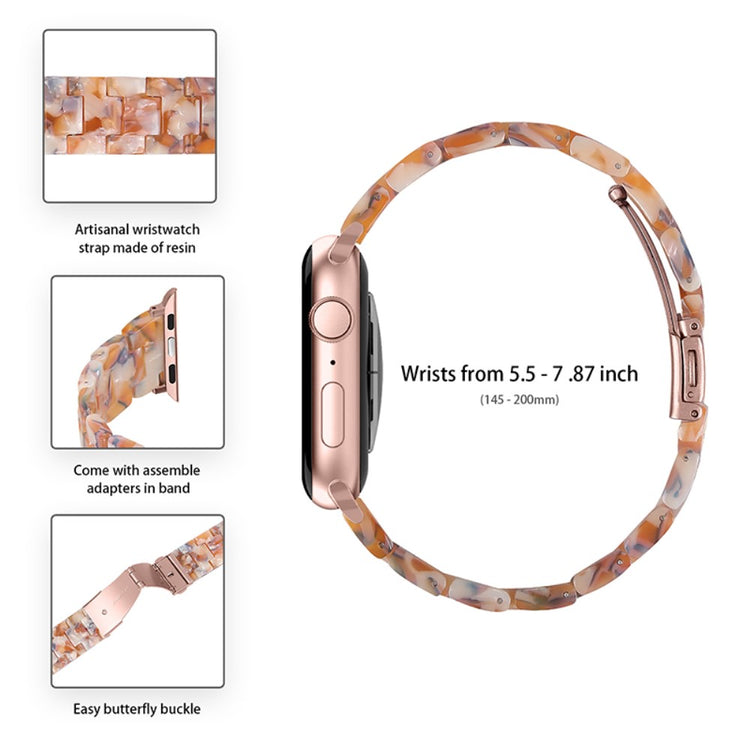 Stilfuld Apple Watch Series 7 45mm  Urrem - Gul#serie_3