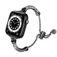 Echt cool Apple Watch Series 7 45mm Metaal en Strass Bandje