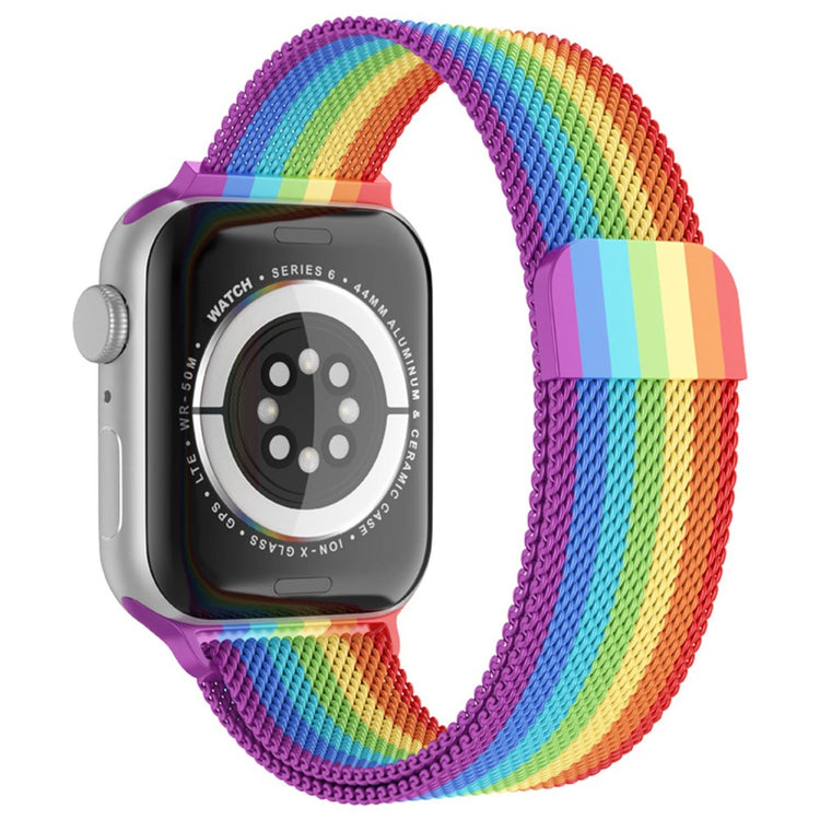 Alle tiders Apple Watch Series 7 45mm Metal Rem - Flerfarvet#serie_14