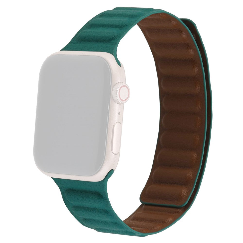 Meget cool Universal Apple Ægte læder Rem - Grøn#serie_9