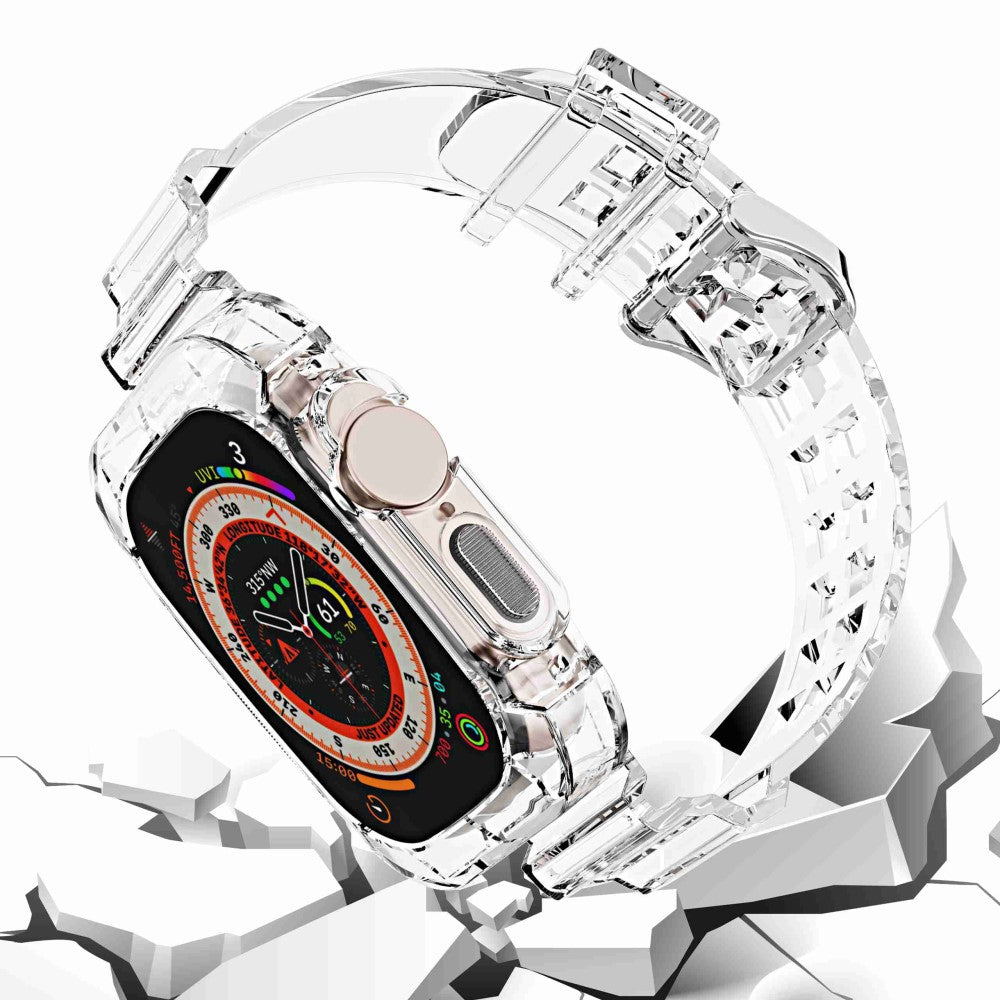 Helt vildt elegant Apple Watch Ultra Silikone Rem - Sort#serie_3