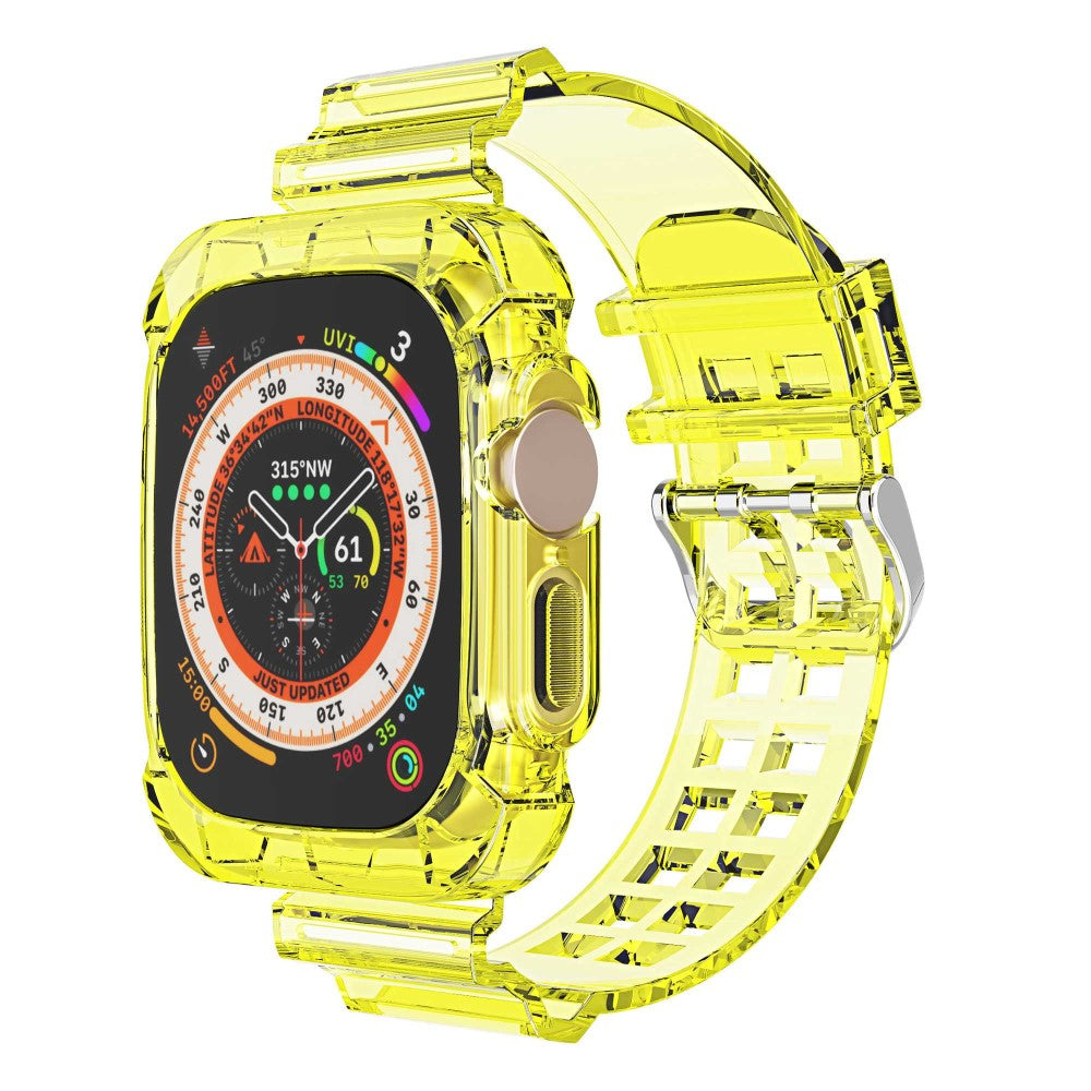 Helt vildt elegant Apple Watch Ultra Silikone Rem - Gul#serie_4
