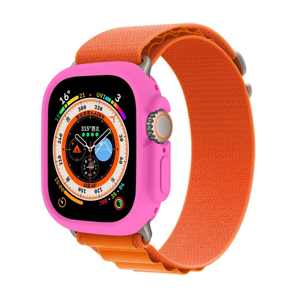 Apple Watch Ultra  Silikone Bumper  - Pink#serie_1