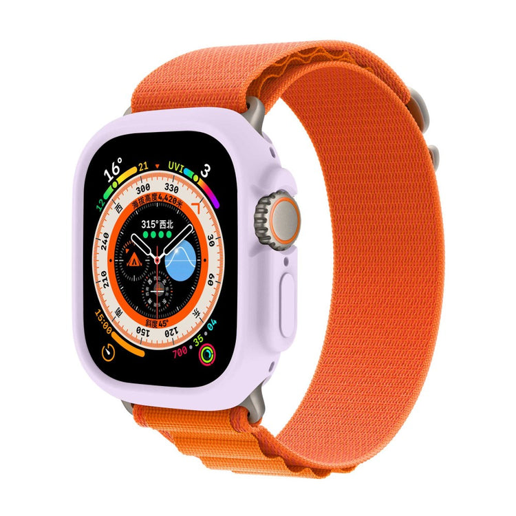 Apple Watch Ultra  Silikone Bumper  - Lilla#serie_16