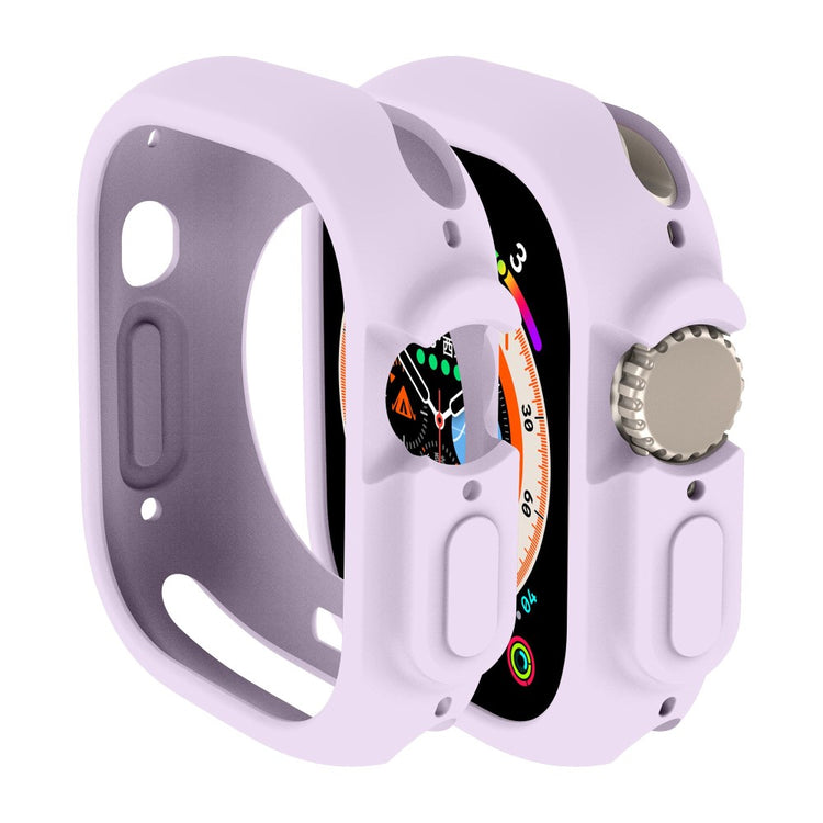 Apple Watch Ultra  Silikone Bumper  - Lilla#serie_16