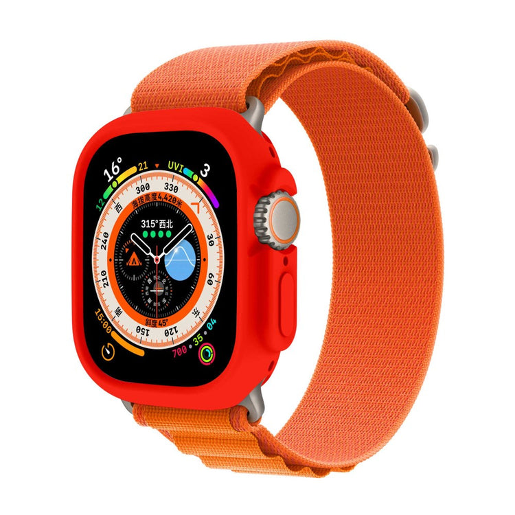 Apple Watch Ultra  Silikone Bumper  - Rød#serie_5