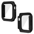 Super Goed Apple Watch Series 8 (41mm) / Apple Watch Series 7 41mm Hoesje met Schermbeschermer in plastic en Gehard glas