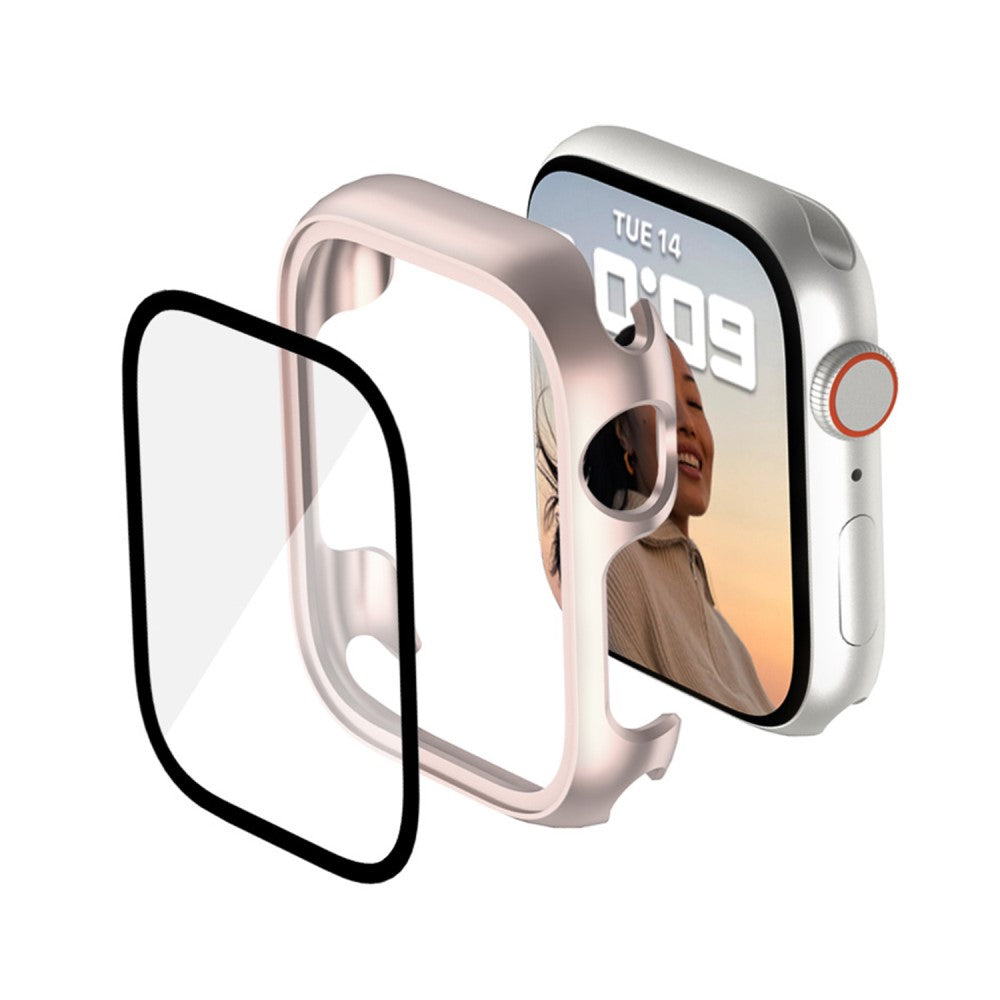 Vildt Fint Universal Apple Cover med Skærmbeskytter i Plastik og Hærdet Glas - Sølv#serie_3