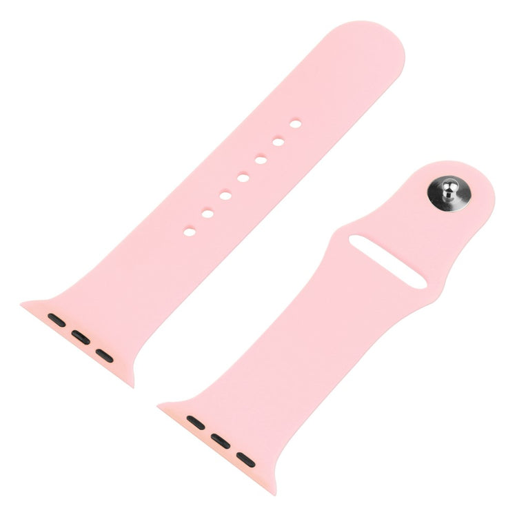 Apple Watch Series 8 (41mm) / Apple Watch Series 7 41mm Plastik Rem med Cover og Hærdet Glas - Pink#serie_11