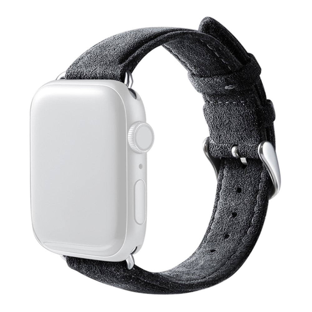 Super Elegant Kunstlæder Universal Rem passer til Apple Smartwatch - Sølv#serie_1