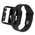 Apple Watch Series 8 (45mm) / Apple Watch Series 7 45mm plastic Bandje met Hoesje en Gehard glas