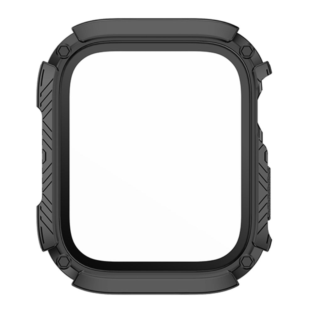 Mega Godt Apple Watch Series 8 (45mm) / Apple Watch Series 7 45mm Cover med Skærmbeskytter i Plastik og Hærdet Glas - Hvid#serie_2