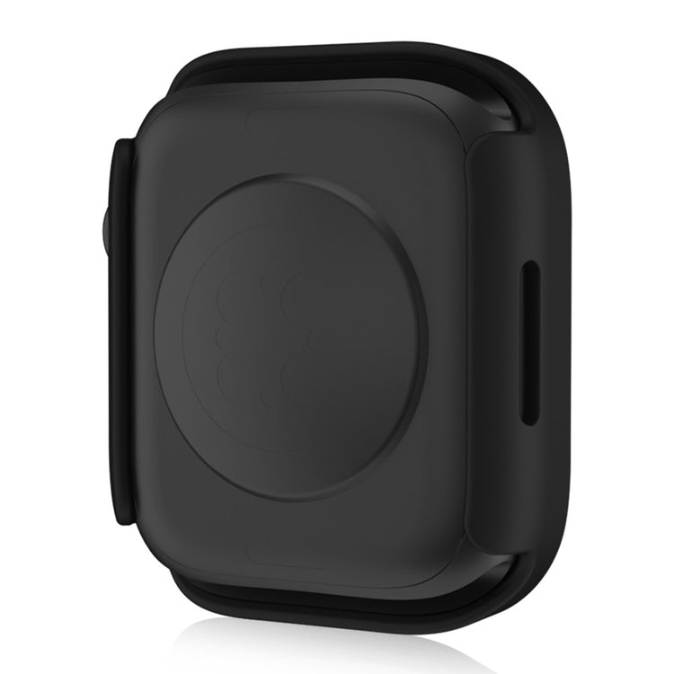 Mega Fed Apple Watch Series 8 (45mm) / Apple Watch Series 7 45mm Cover med Skærmbeskytter i Plastik og Hærdet Glas - Sort#serie_1